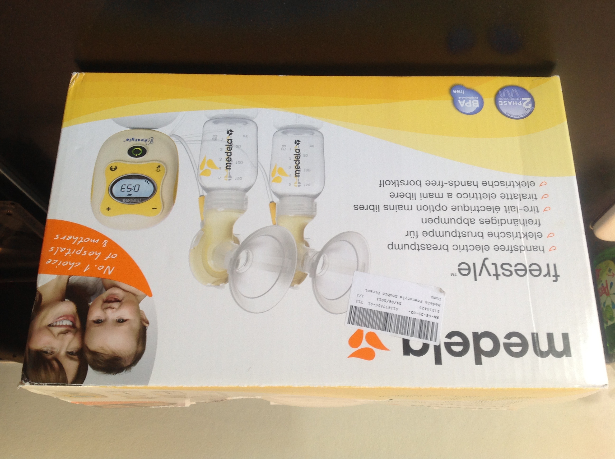 Medela double breast pump