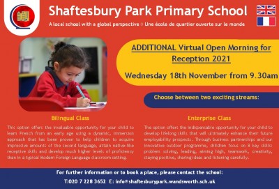 Additional Reception Open Morning at Shaftesbury Park.jpg