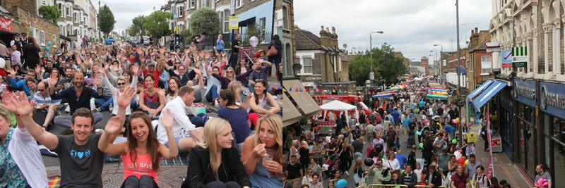 Northcote Road Summer Fete Street Scene