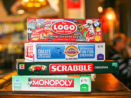 Board games at The Goat in Wandsworth