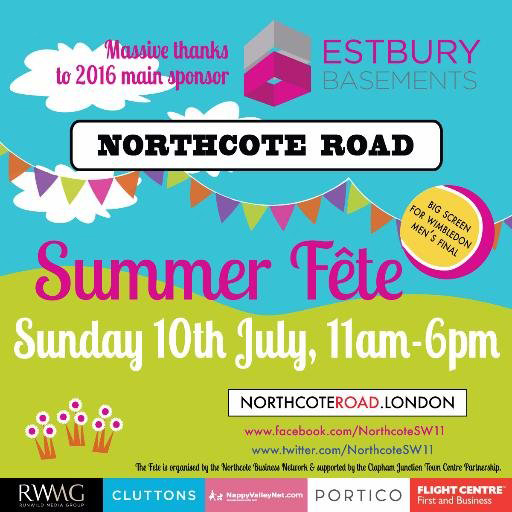 Northcote Road Summer Fete Poster