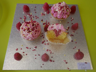 One of the winning cupcakes